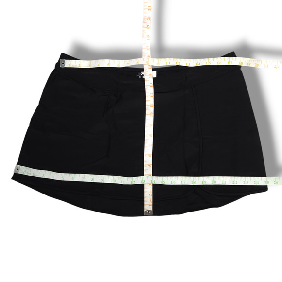 NWT Simply Swim Modest Multi-Sport Swim Skirt Skort Bottom Sz. 18W Black - Picture 6 of 6